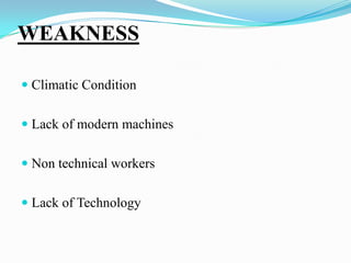 Maintain the factory building 