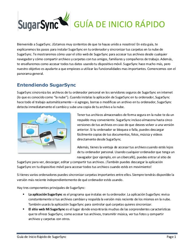 como funciona sugarsync