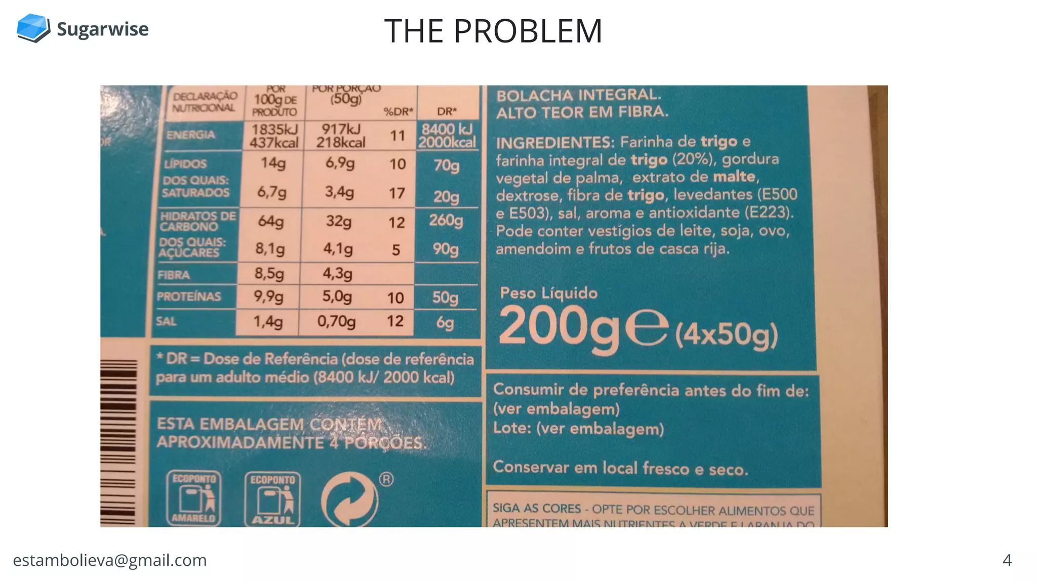 4estambolieva@gmail.com
THE PROBLEM
 