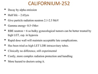 Californium 252 Uses