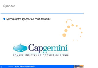 Sponsor Merci à notre sponsor de nous accueillir 