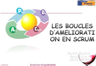 05/06/2014 Scrum User Group Bordelais 21
Benoist Soulard
Scrum Wine
05/06/2014
 