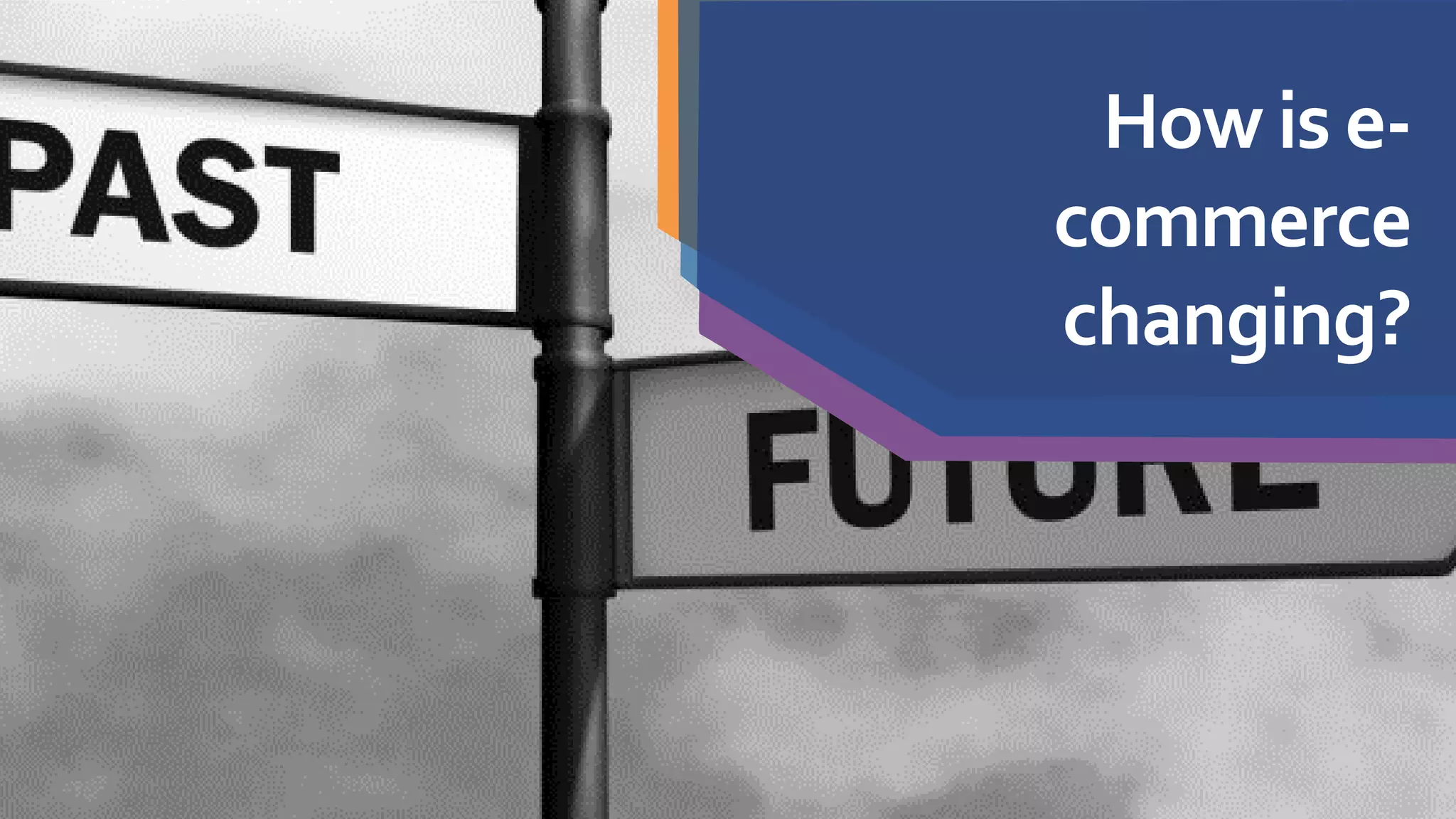 How is e-
commerce
changing?
 