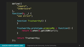 Organized by the Community, for the Community.SUGCON  NORTH AMERICA  2015SUGCON  NORTH AMERICA  2015 5
 