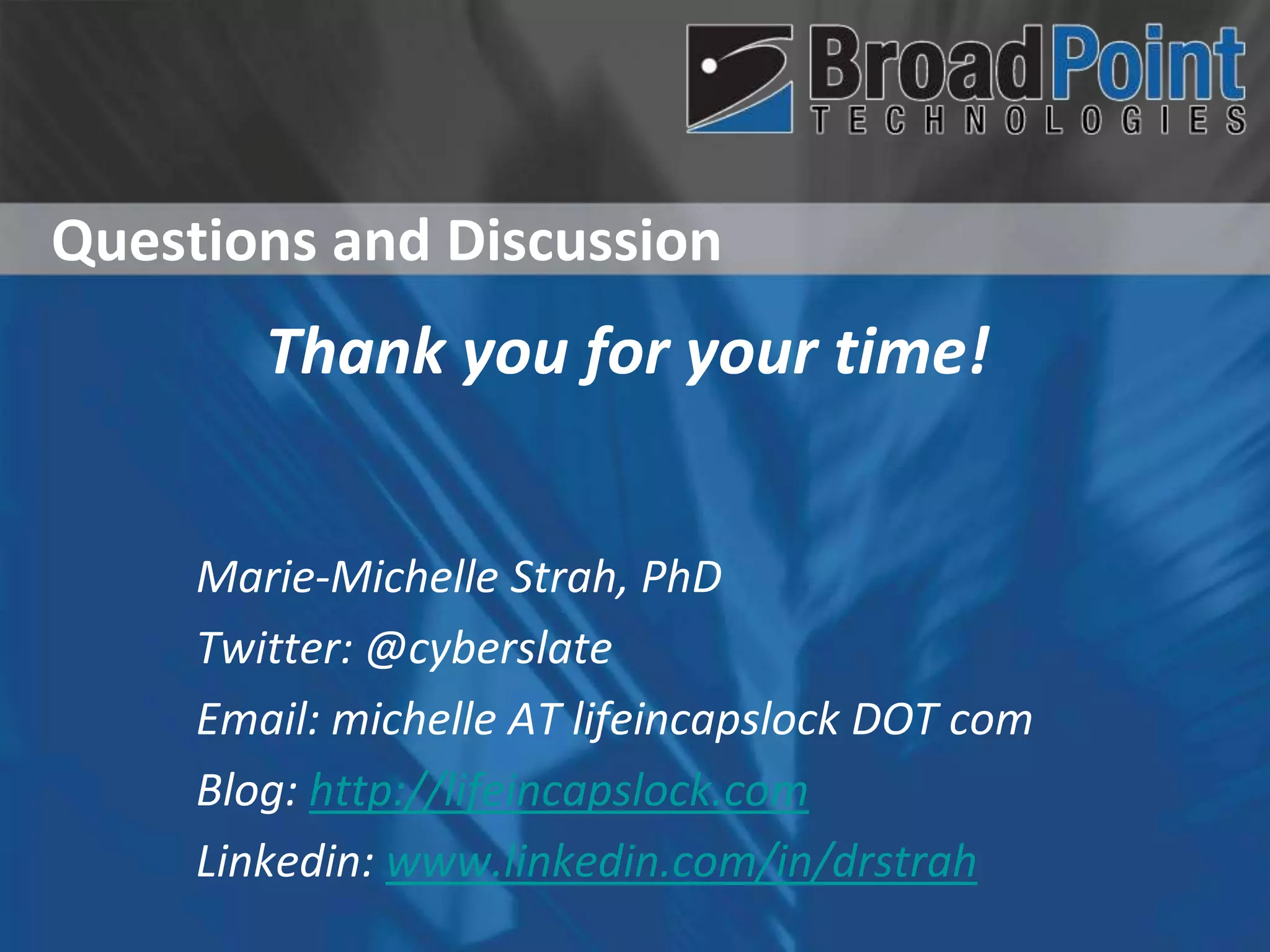 Agile Methodologies and SharePointAdapt the adaptableIterative frameworkLessons learnedUser stories and user adoption:FeedbackFocus GroupHelp Desk Web Part is Your Friend!