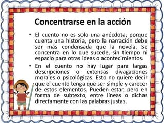 Sugerencias escribir un cuento corto