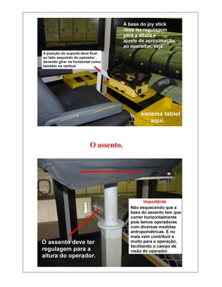 Sugestões para cabine da Norsul