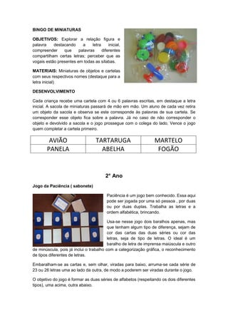 SÍLABAS - JOGO FORMAÇÃO DE PALAVRAS - Alfabetização e Letramento