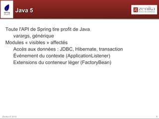 Co-auteur : Spring par la pratique 2nde édition Spring Dynamic Modules in Action Manning Editions http://manning.com/cogoluegnes A paraître mi 2010 acogoluegnes 