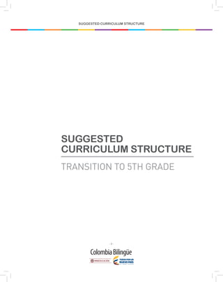 - 3 -
SUGGESTED CURRICULUM STRUCTURE
SUGGESTED
CURRICULUM STRUCTURE
TRANSITION TO 5TH GRADE
 