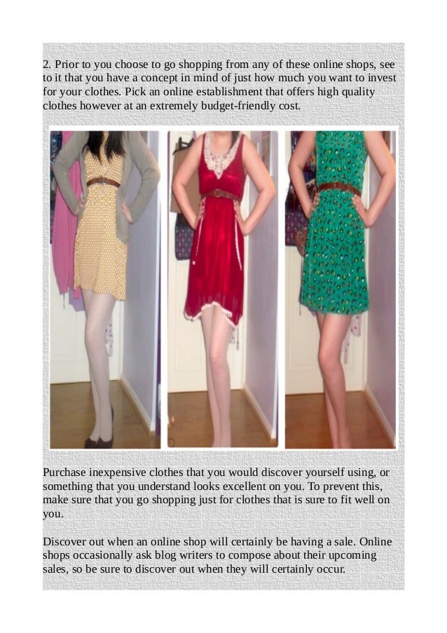 Suggestion on purchasing high quality low cost clothes online