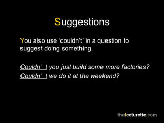 Suggestions | PPT