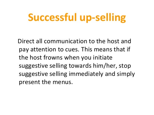 suggestive upselling