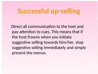 Silling Roop Host Mastering Suggestive Selling and Up-Selling Skills for Increased ...