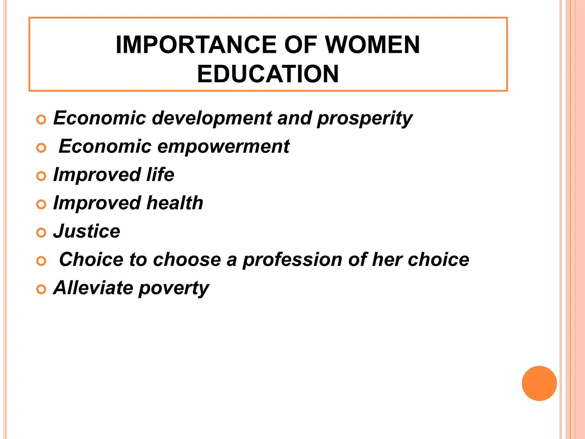 women education in Rural India . PPT eco | PPTX