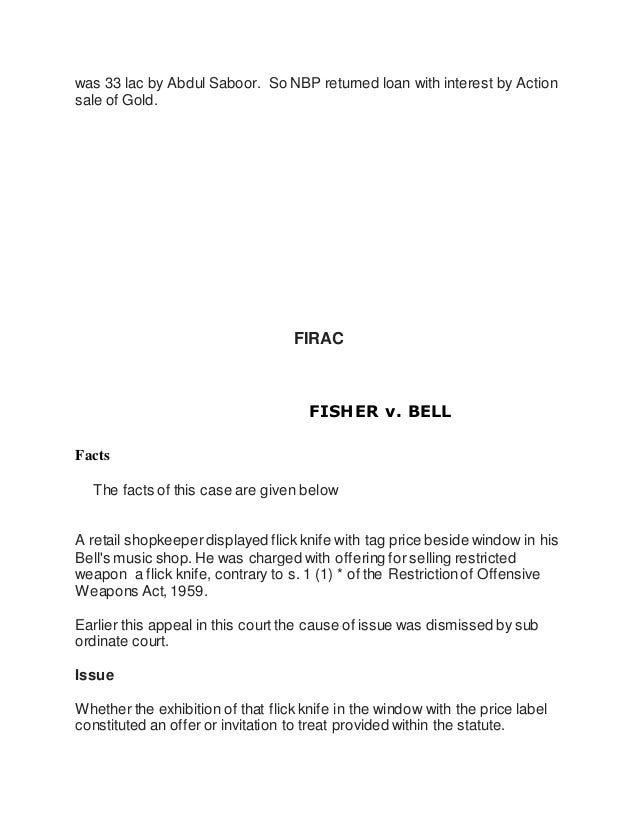 contract cases of invitation to treat