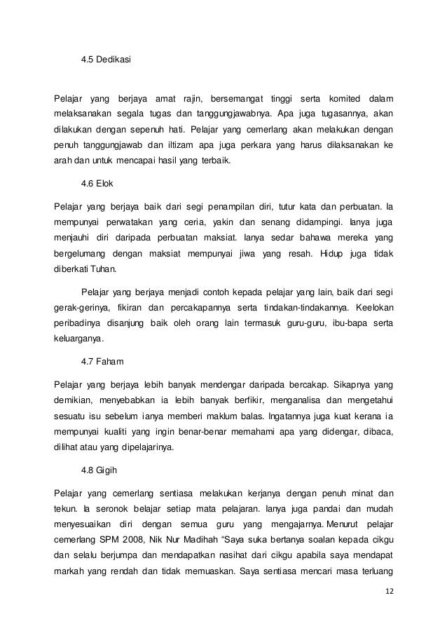 Perbezaan Individu Dalam Pembelajaran Dan Sifat Pelajar Yang Berjaya
