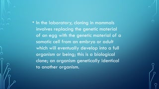 Manoa Method Comprehensive Overview of Somatic Cell Nuclear Transfer and Cloning ...