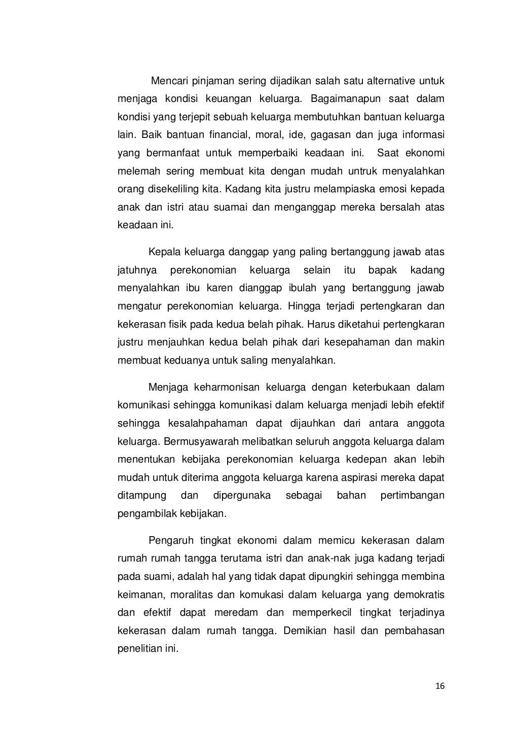 pengaruh sosial ekonomi terhadap tindakan kekerasan dalam pengaruh sosial ekonomi terhadap tindakan kekerasan dalam