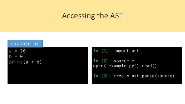 Hacking the Python AST