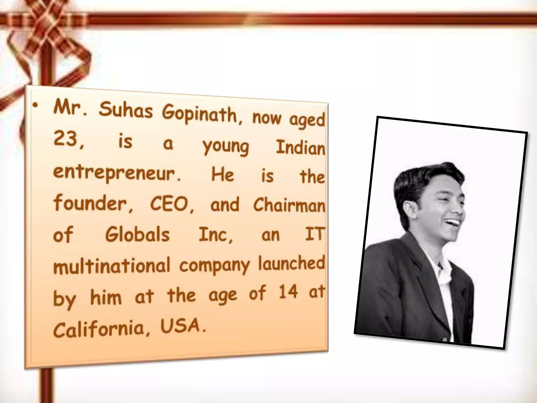 Suhas gopinath | PPTX