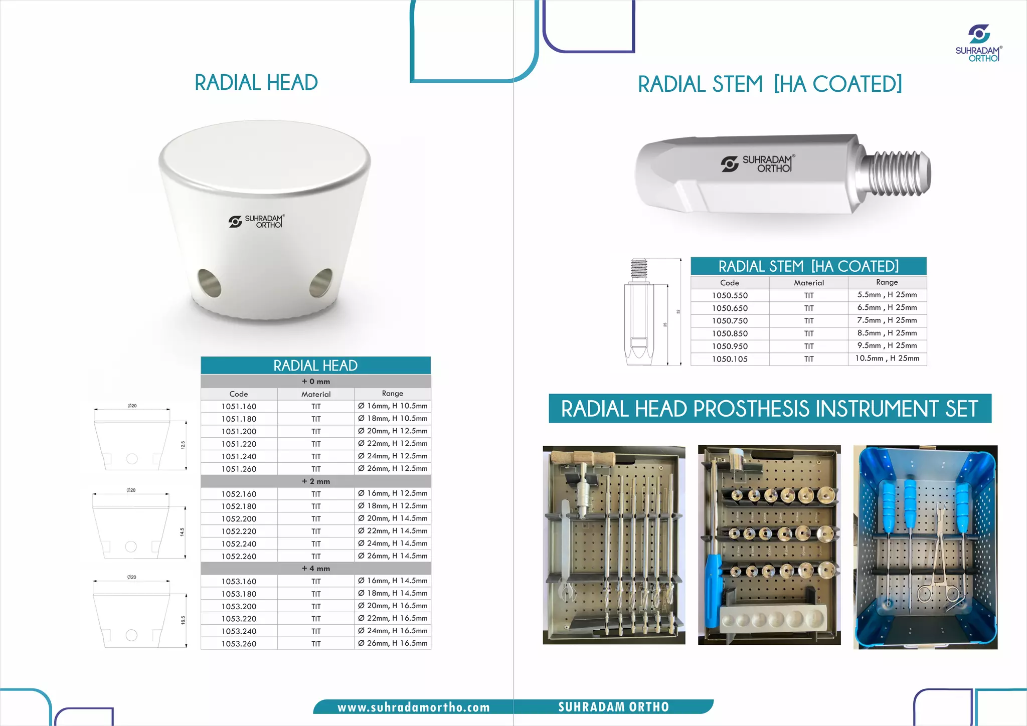 Suhradam ortho radial head prosthesis brochure [new] | PPT