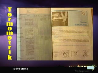 Termometrik Menu utama 