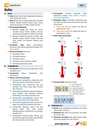 Suhu fis1 3 | PDF