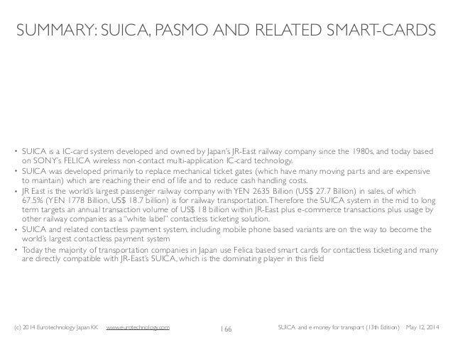 Suica And E Money For Transport
