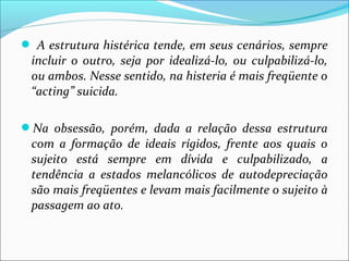 Os principais fatores de risco queOs principais fatores de risco que
podem desencadear o suicídio são:podem desencadear o ...