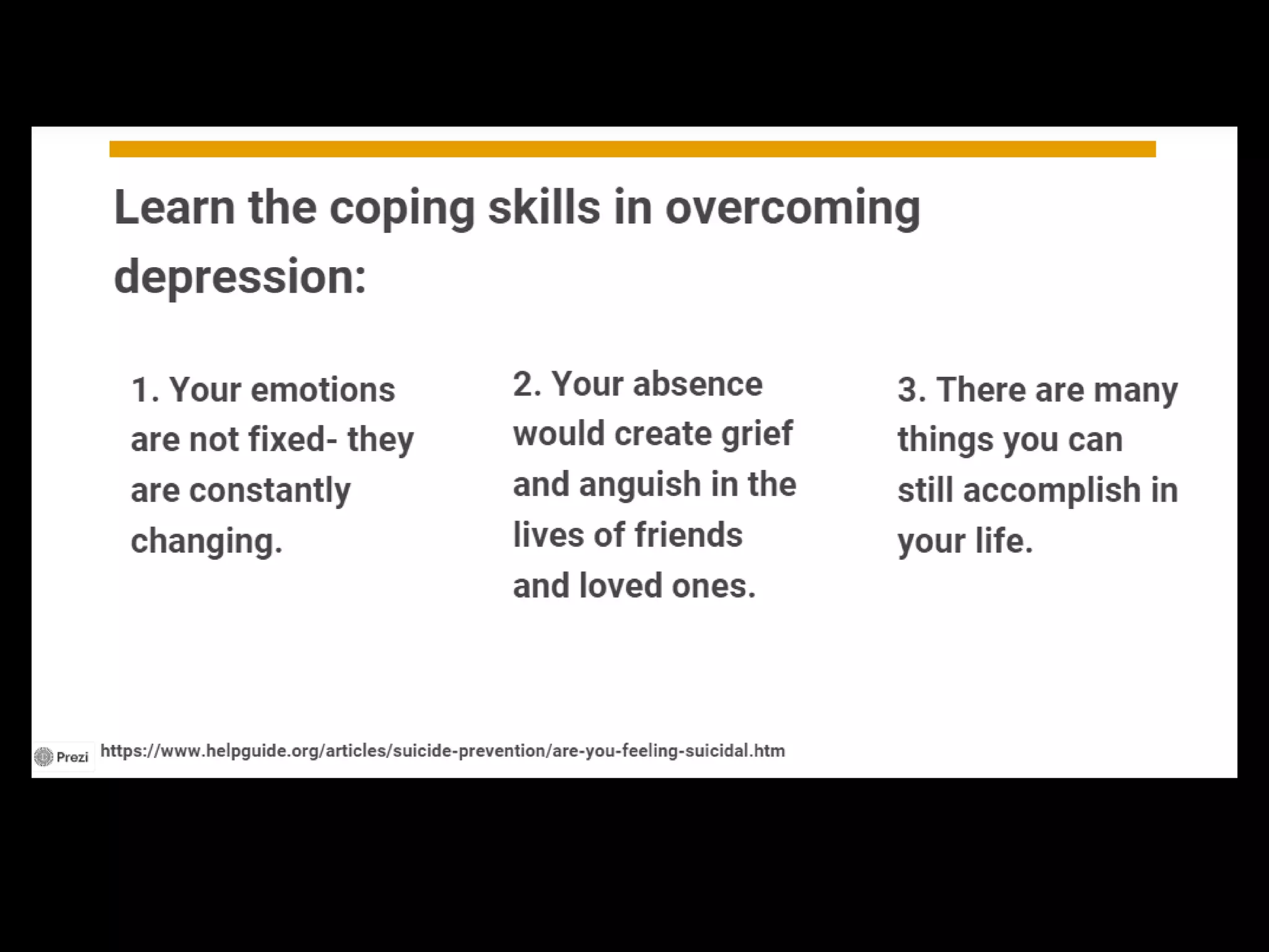 Suicidal Ideation: A Cry for Help