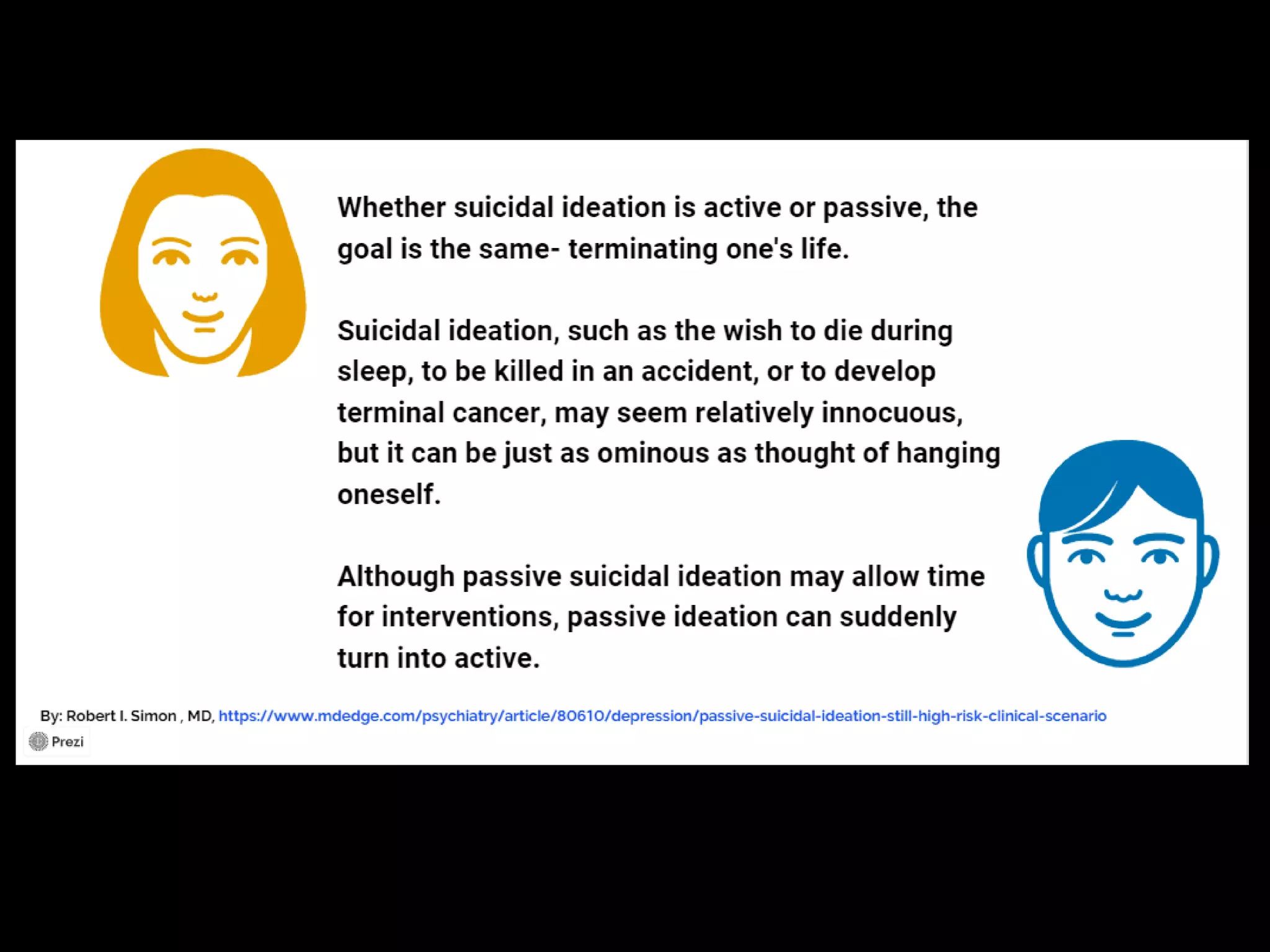 Suicidal Ideation: A Cry for Help