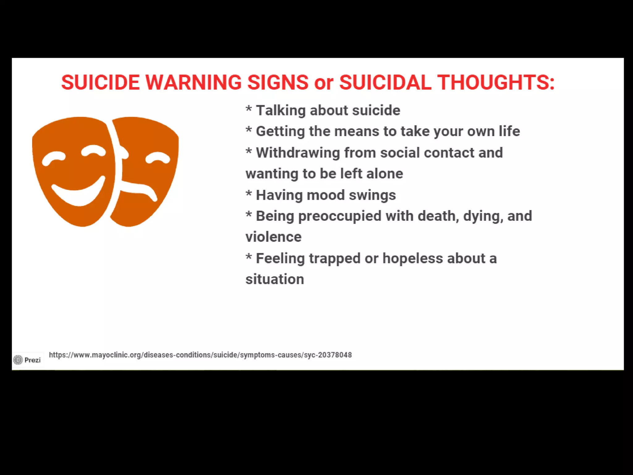 Suicidal Ideation: A Cry for Help