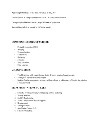 Suicide | PDF
