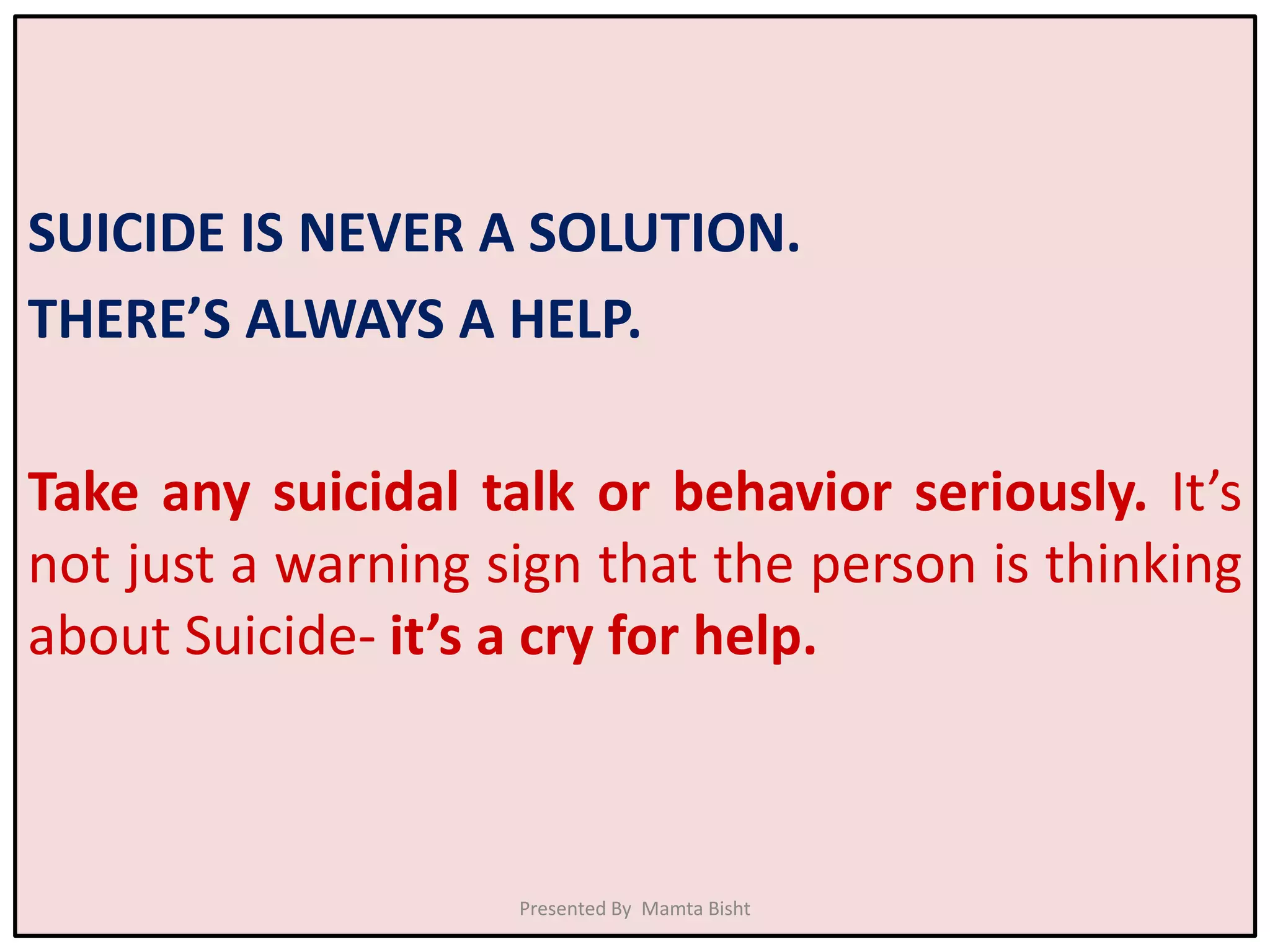 Suicide prevention and awareness | PDF