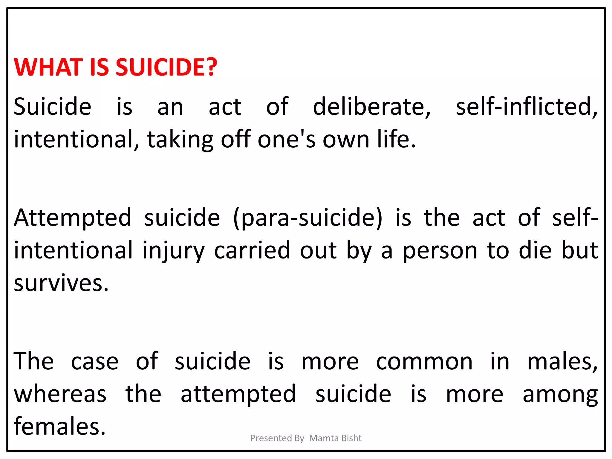 Suicide prevention and awareness | PDF