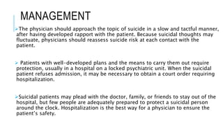Suicide and suicide risk assessment | PPTX