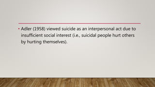 Suicide in medical students | PPTX
