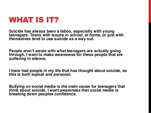 Hypothesis teen suicide picture