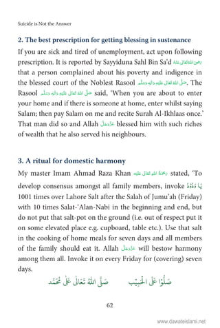 Master Rasool Islamic Book in English: Suicide is not the Answer | PDF