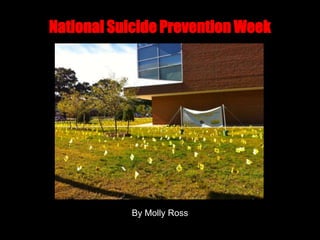 National Suicide Prevention Week




           By Molly Ross
 