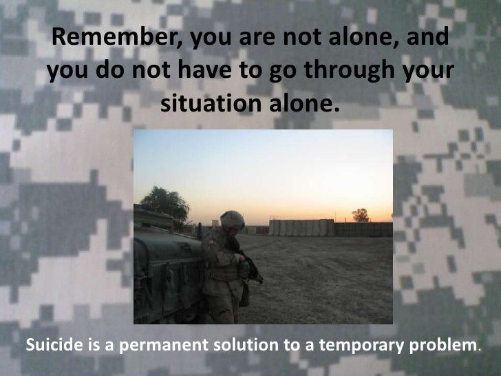 teen suicide a permanent solution to a temporary problem A man with a background in suicide prevention explains why he dislikes the phrase, suicide is a permanent solution to a temporary problem. teen suicide a permanent solution to a temporary problem A man with a background in suicide prevention explains why he dislikes the phrase, suicide is a permanent solution to a temporary problem.