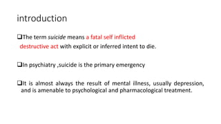 Suicide – risk assessment and management.pptx