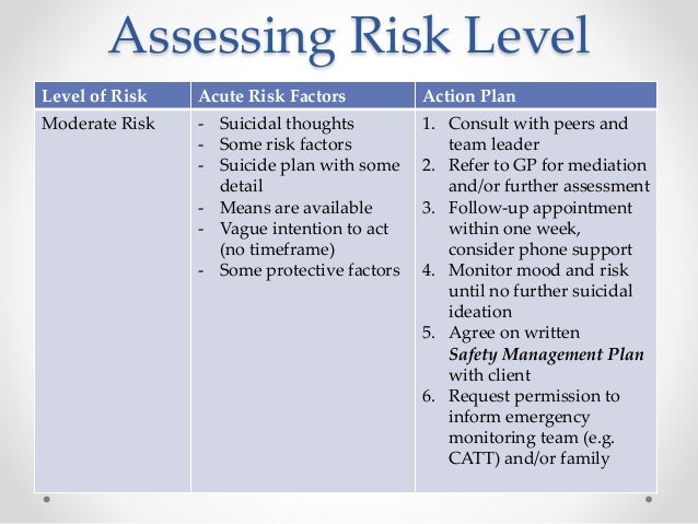 professional risk assessment suicide and self harm risk 24 638