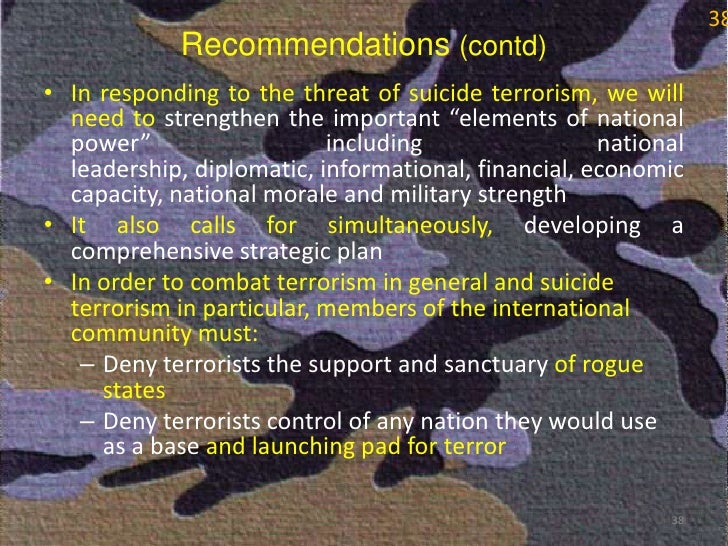 Help on dissertation terrorism