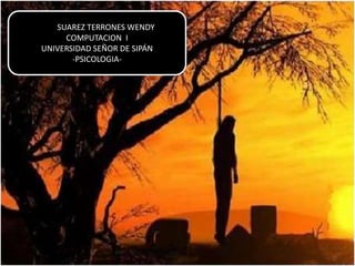 SUAREZ TERRONES WENDY
     COMPUTACION I
UNIVERSIDAD SEÑOR DE SIPÁN
       -PSICOLOGIA-
 