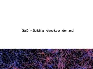 SuiDi – Building networks on demand

 