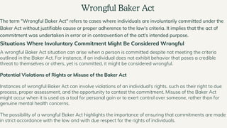 Suing for Wrongful Involuntary Commitment under the Baker Act in ...