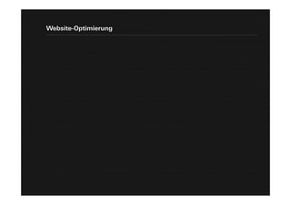 Website-Optimierung
 