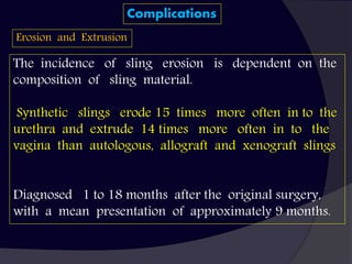 Vaginal approach for Stress Urinary Incontinence surgery | PPTX